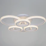 Потолочная люстра на штанге светодиодная с пультом и ночным режимом и RGB Reluce 06333-0.3-3+3A WH (RGB, Умный дом)