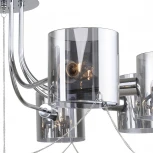 Потолочная люстра на штанге Escada Intense 683/8P (220V, хрусталь, круглые)