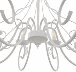 Подвесная люстра Arte Milano AM349159 349159/8 WT (220V, на цепи, подсвечник, свеча)