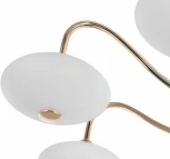 Потолочная люстра светодиодная на штанге Arte Milano Neapol-73908 273908/6 BK/GD (220V)