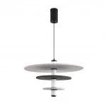 Подвесной светильник светодиодный Lumion Felta 8295/11AL черный/светло-серый/темно-серый, металл/фетр/акрил LED 11W 3000K 220V (на проводе, круглые)