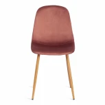 Стул BREEZE (mod. 4724) / 1 шт. в упаковке (Вельвет,Металл /Коралловый )