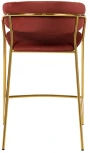 Стул полубарный Turin терракотовый с золотыми ножками Bradex Home FR 0915