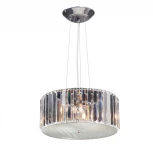 Подвесная люстра Vitaluce V5242-9/4S (220V, хрусталь, на тросе, круглые)