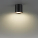 Потолочный светильник накладной Odeon Light Oben 7129/8CL черный/металл IP20 LED 8W 480Лм 3000K/4000K/6000K 120° 220V