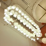 Подвесная люстра каскадная большая Cloyd Argana 10814 (LED, 220V, на проводе)