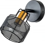 Спот Escada Zoom 1100/1A 1x40Вт E14, металл, чёрный/золото (220V)