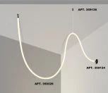 Гибкий неон Novotech Ramo 359329 KONST черный IP20 LED 4000K 25W 220V 2420Лм