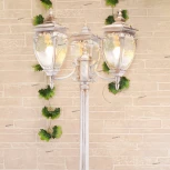 Наземный фонарь Elektrostandard Andromeda белое золото GLYF-8024F/3