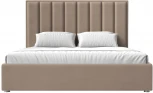 Кровать интерьерная Афродита 200 (Бежевый/Велюр) Лига Диванов арт.120602