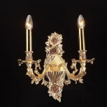 Бра Lucia Tucci Firenze W1780.2 antique gold (220V, подсвечник, свеча)