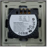 Выключатель сенсорный SWT-OMALI-S02-ZB-GR (250V, 10A, Zigbee) (Arlight, Стекло) 050039