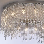 Потолочная люстра хрустальная APL LED Sicilia SH02.73.B.Ni.E14.PK