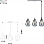 Подвесной светильник Rivoli Lily 9122-203