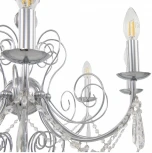 Подвесная люстра Arte Milano AM345620 345620/8 CR (220V, подвески, на цепи, подсвечник, свеча)