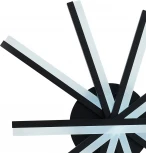 Потолочная люстра Natali Kovaltseva Line LED LAMPS 81174 с пультом ДУ, моб. приложением 120W, черный, LED