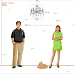 Подвесная люстра DeMarkt Аврора 371010705