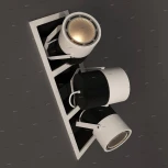 Встраиваемый точечный светильник Donolux DL18601 DL18601/03WW-SQ (LED, 220V)