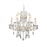 Подвесная люстра Omnilux Martina OML-79003-06 (220V, на цепи, подсвечник, свеча)