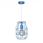 Подвесной светильник синий Vitaluce V4392-6/1S (220V, на проводе, круглые)