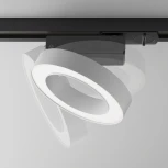 Трековый светильник Rim Unity 4000K 12Вт 110° LED (однофазный) Maytoni Technical TR044-1-12W4K-W (220V, кольцо)