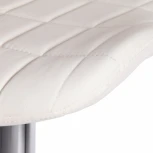 Стул барный AVIONIC (mod. KY712A) белый/хром (металл/экокожа)