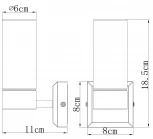 Бра Globo SPACE 7815 (220V, IP44)