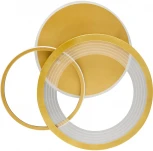 Потолочная люстра светодиодная Saturn 10248/3 LED 73W Gold