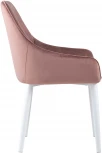 Стул Stool Group Диана велюр пыльно-розовый ножки белые УТ000031293