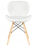 Стул обеденный BUTTERFLY (ножки светлый бук, цвет сиденья белый)
