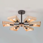 Потолочная люстра Eurosvet Klark 70056/6 черный (220V)