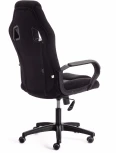 Кресло DRIVER (22) флок/ткань, черный/серый, 35/TW-12 Tetchair 19290