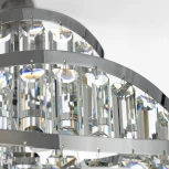 Подвесная люстра Citilux Naiad CL315191 (220V, хрусталь, подвески, на цепи)