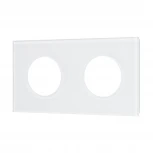 Рамка стеклянная FRM-GLARE-GC-2-WH (Arlight) 043835