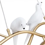 Подвесной светильник Arte Lamp Eltanin A3422SP-4GO (220V, на проводе, шарики, птички)