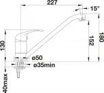 Смеситель Blanco Daras 524182 для кухонной мойки