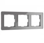 Рамка на 3 поста Acrylic (графит) Werkel W0032704 (a059323)