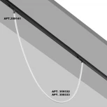 Трековый светильник с гибким неоном для низковольтного шинопровода FLUM Novotech Ramo 359333 KONST черный LED 14W 4000K 48V 1360Лм