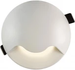 Встраиваемая подсветка ступеней лестницы светодиодная AM Group AM23 AM234 WH 3W (220V, круглые)