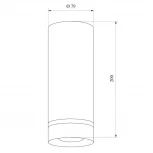 Накладной точечный светильник Elektrostandard Topper DLR022 12W 4200K черный матовый (LED, 220V)