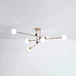 Люстра на штанге Jesi Gold ImperiumLoft Jesi01 (185383-26) (220V, шарики)