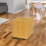 Пуф Dreambag Лотос Желтый Велюр 13229