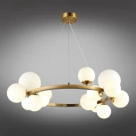 Подвесной светильник Aployt Letizia APL.314.03.14 (220V, на тросе, шарики, кольцо, молекулы)