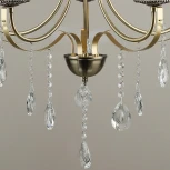 Подвесная люстра Reluce 04749-0.4-05 (220V, подвески, на цепи, подсвечник, свеча)