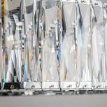 Подвесная люстра Eletto EL321P08 (220V, хрусталь, подвески, на цепи, круглые)