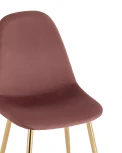 Стул Stool Group Валенсия SN велюр пыльно-розовый золотые ножки УТ000036464