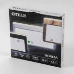 Настенно-потолочный светильник светодиодный с подсветкой Citilux Norma CL748K200 (220V, IP40)