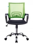 Кресло Бюрократ CH-695NSL салатовый TW-03A сиденье черный TW-11 сетка/ткань крестовина металл хром