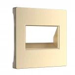 Накладка для двойной розетки Еthernet RJ-45 (шампань) Werkel W1191111 (a050852)