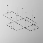 Радиусный коннектор для шинопровода Flarity черный Maytoni Accessories for tracks Flarity TRX154-RC80-B (24V)